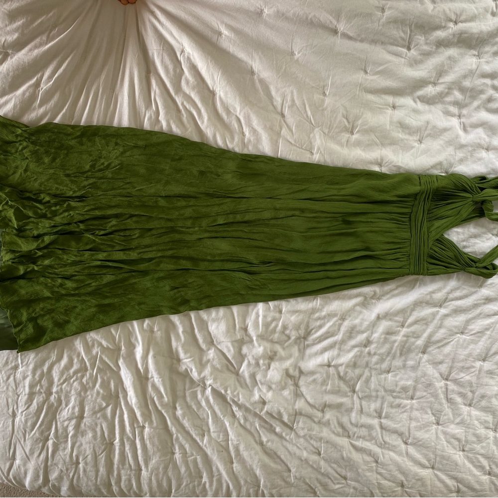 Elegant Green Maxi dress bcbgmaxazria - Picture 7 of 10